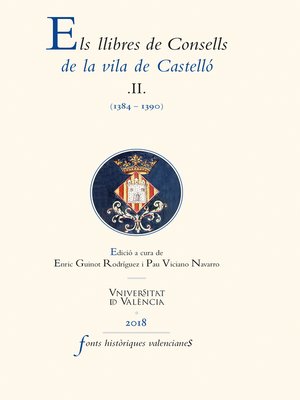 cover image of Els llibres de Consells de la vila de Castelló II
